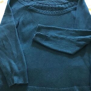 Sonoma Teal Crew Neck Sweater